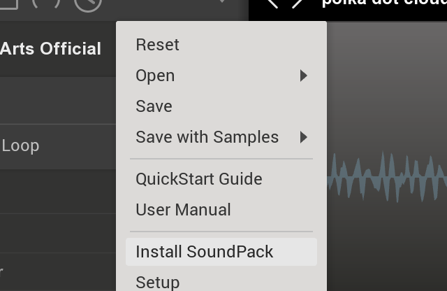 SoundPack Installation